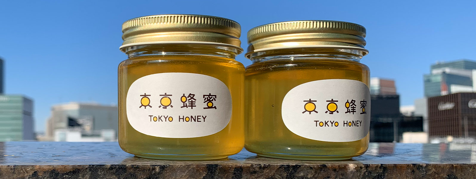 銀座ミツバチ オンラインストア 東京蜂蜜 Tokyo Honey 2本 ギフトボックス入り